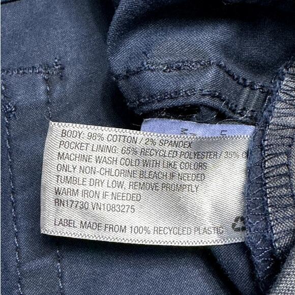 GOODFELLOW & CO NAVY BLUE MENS CHINO PANTS SIZE 36 WAIST X 30 INSEAM - Picture 8 of 11